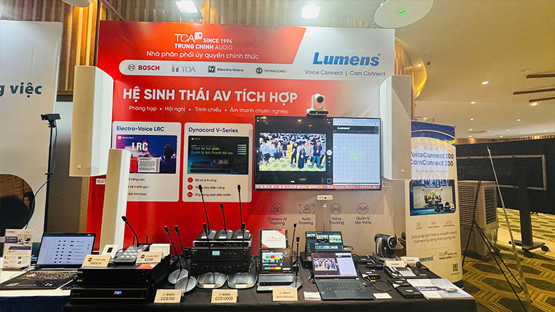 Gian hàng TCA - Trung Chính Audio tại AV connect 2026