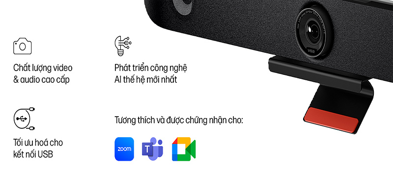 Camera hội nghị trực tuyến Poly Studio V52