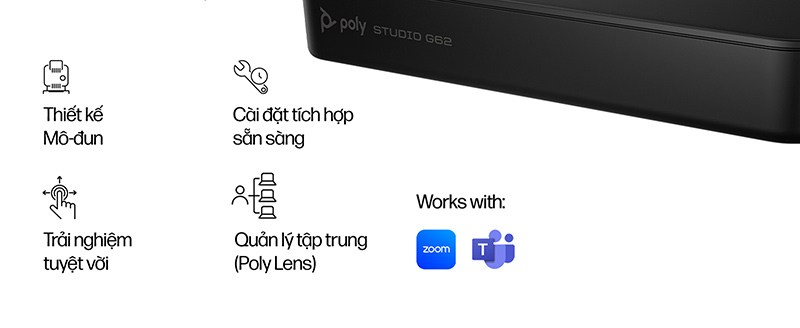 Thiết bị hội nghị trực tuyến HP Poly Studio G62