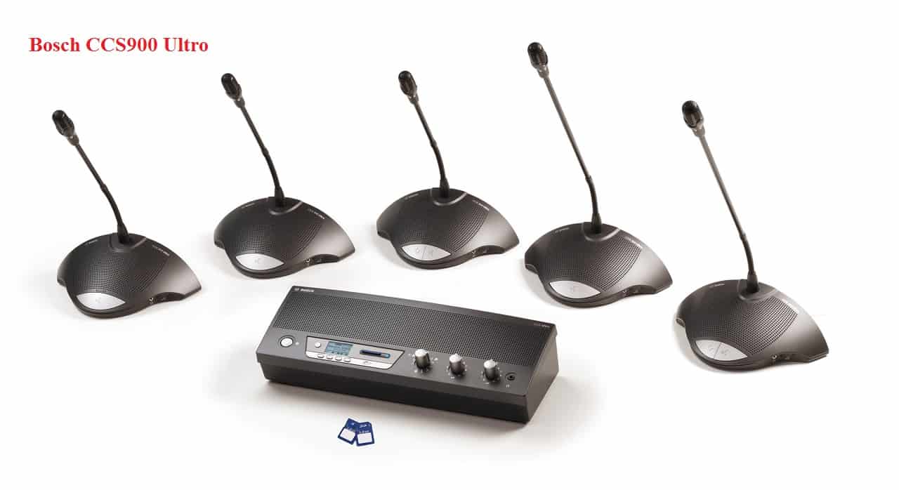 lắp đặt âm thanh phòng họp hội thảo Bosch CCS900 Css1000d