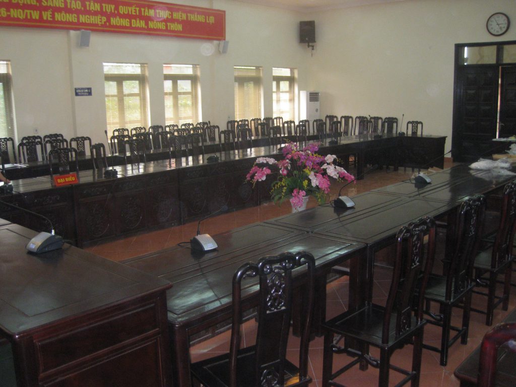 Thi công âm thanh phòng họp tại: Sở Nông nghiệp & Phát triển nông thôn Tỉnh Phú Thọ