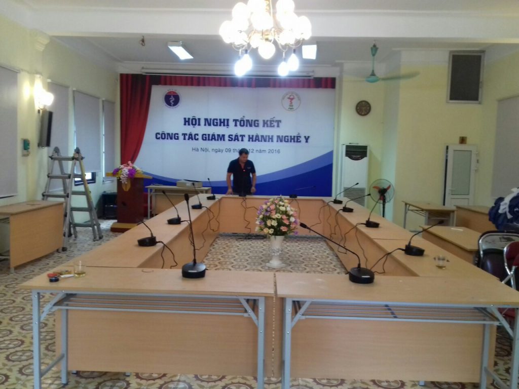 Lắp đặt loa hội thảo TOA BS-1030B và TS-680 tại Tổng hội y học Việt Nam