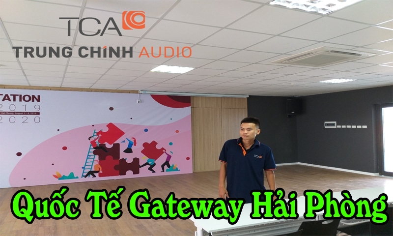 Lắp đặt hệ thống âm thanh hội trường cho trường Quốc Tế Gateway Hải Phòng