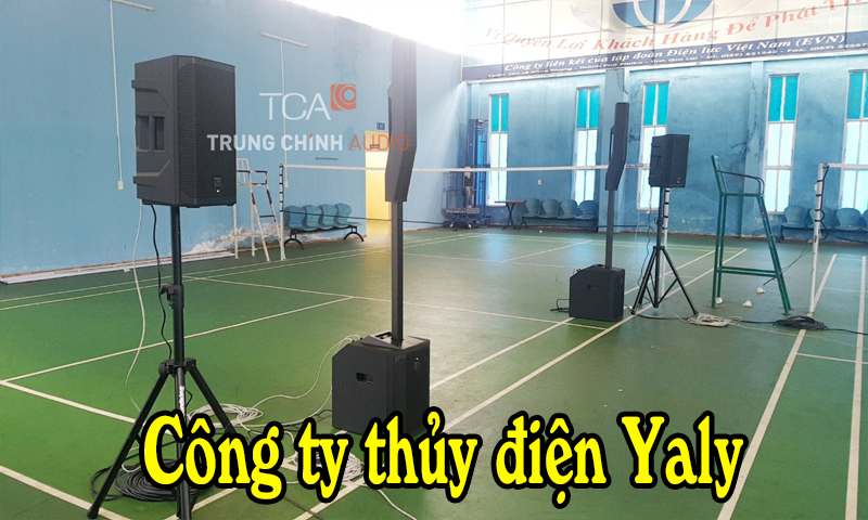 Lắp đặt hệ thống âm thanh hội trường tại công ty thủy điện Yaly
