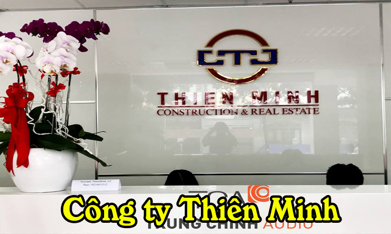 TCA lắp đặt hệ thống âm thanh văn phòng hiện đại tại công ty Thiên Minh