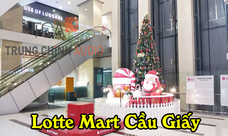 TCA bàn giao hệ thống thông báo cho Lotte Mart Cầu Giấy Hà Nội