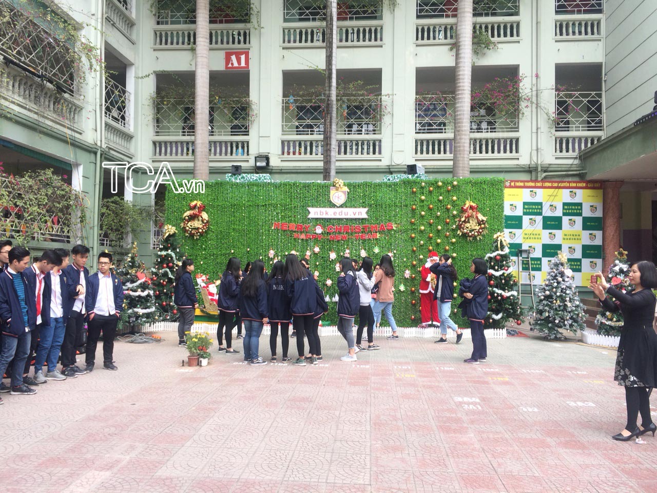 Âm thanh sân khấu trường học Nguyễn Bỉnh Khiêm