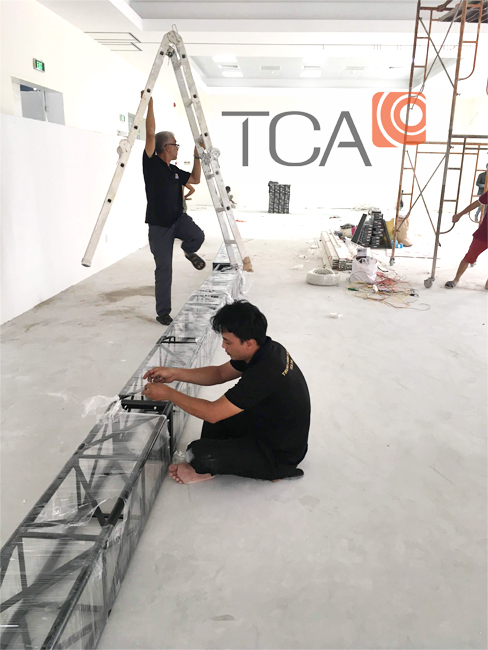 TCA bàn giao công trình lắp đặt âm thanh cho ngân hàng TMCP ACB