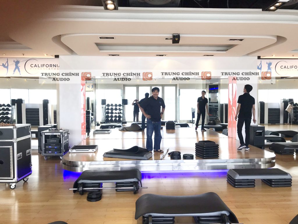 TCA hoàn thành hệ thống âm thanh tại California Fitness & Yoga Quận 5