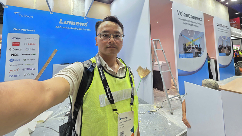 Giải pháp truyền hình trực tuyến Lumens InfoComm Asia 2026