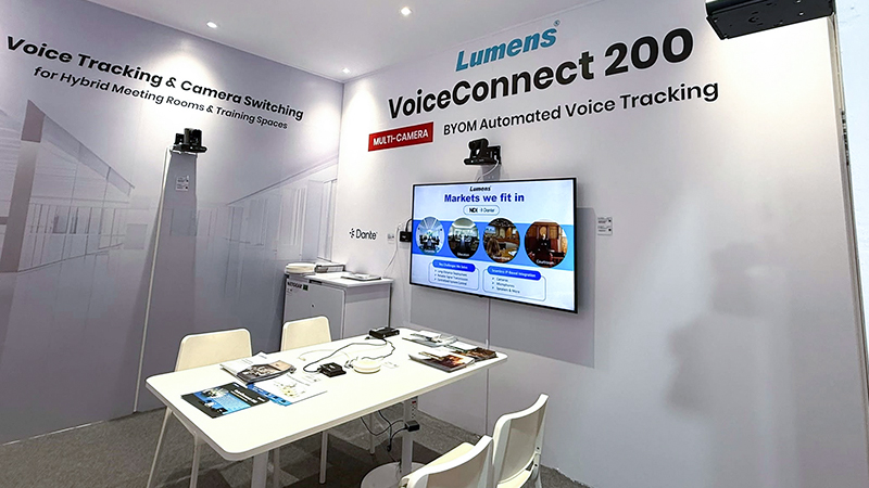 Giải pháp truyền hình trực tuyến Lumens InfoComm Asia 2026