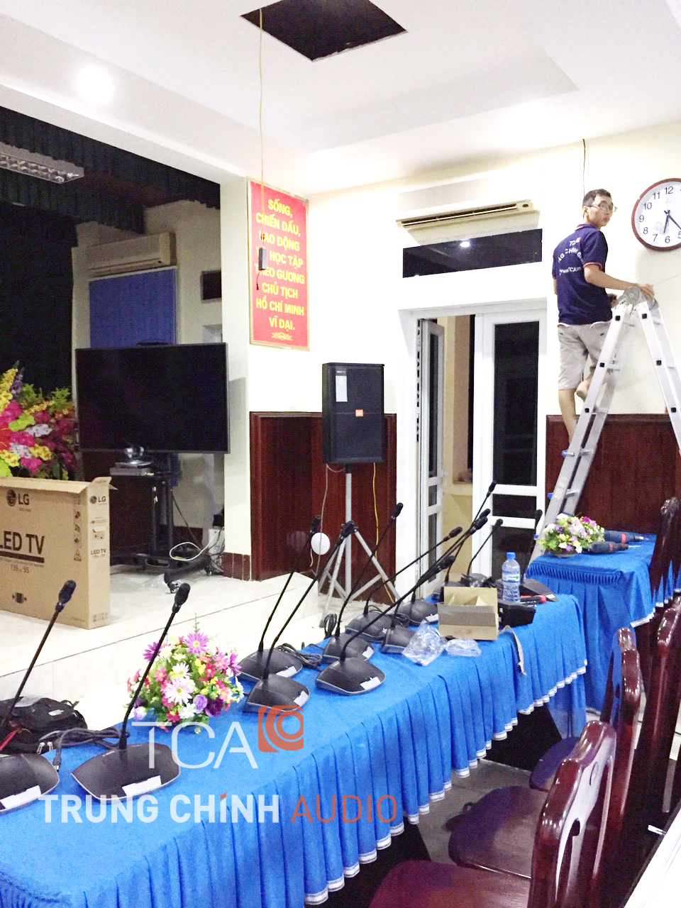 Dự án âm thanh hội thảo Bosch CCS 1000 tại VNPT Tuyên Quang