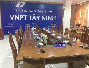 Hoàn tất hệ thống âm thanh hội nghị BOSCH CCS 1000D cho VNPT Tây Ninh