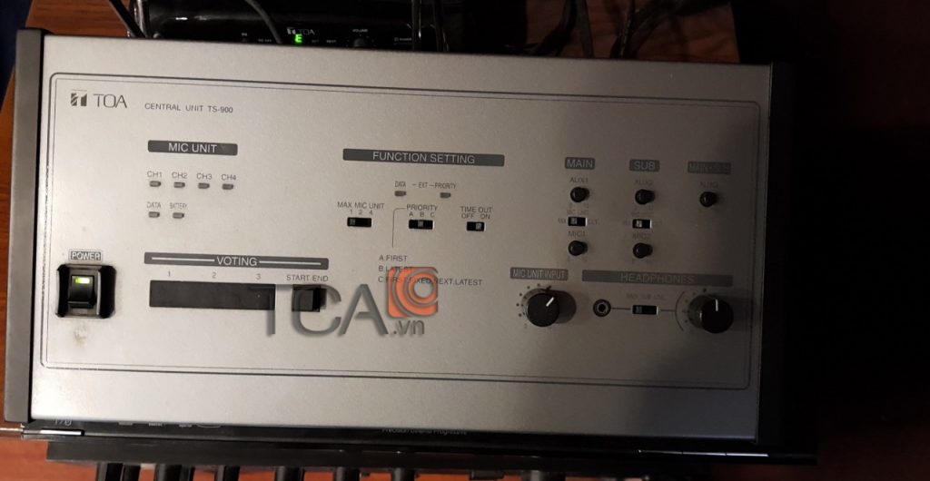 Lắp đặt hệ thống âm thanh hội thảo TOA TS – 900 cho Vinaconex 9