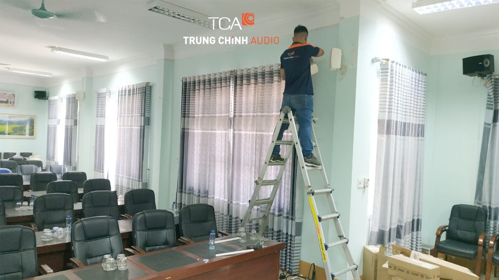 TCA lắp đặt hệ thống âm thanh Bosch CCS900 tại Huyện Ủy Than Uyên Lai Châu