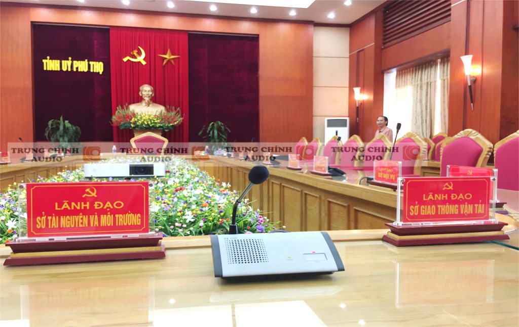 TCA triển khai dự án hệ thống hội thảo TOA cho tỉnh ủy Phú Thọ