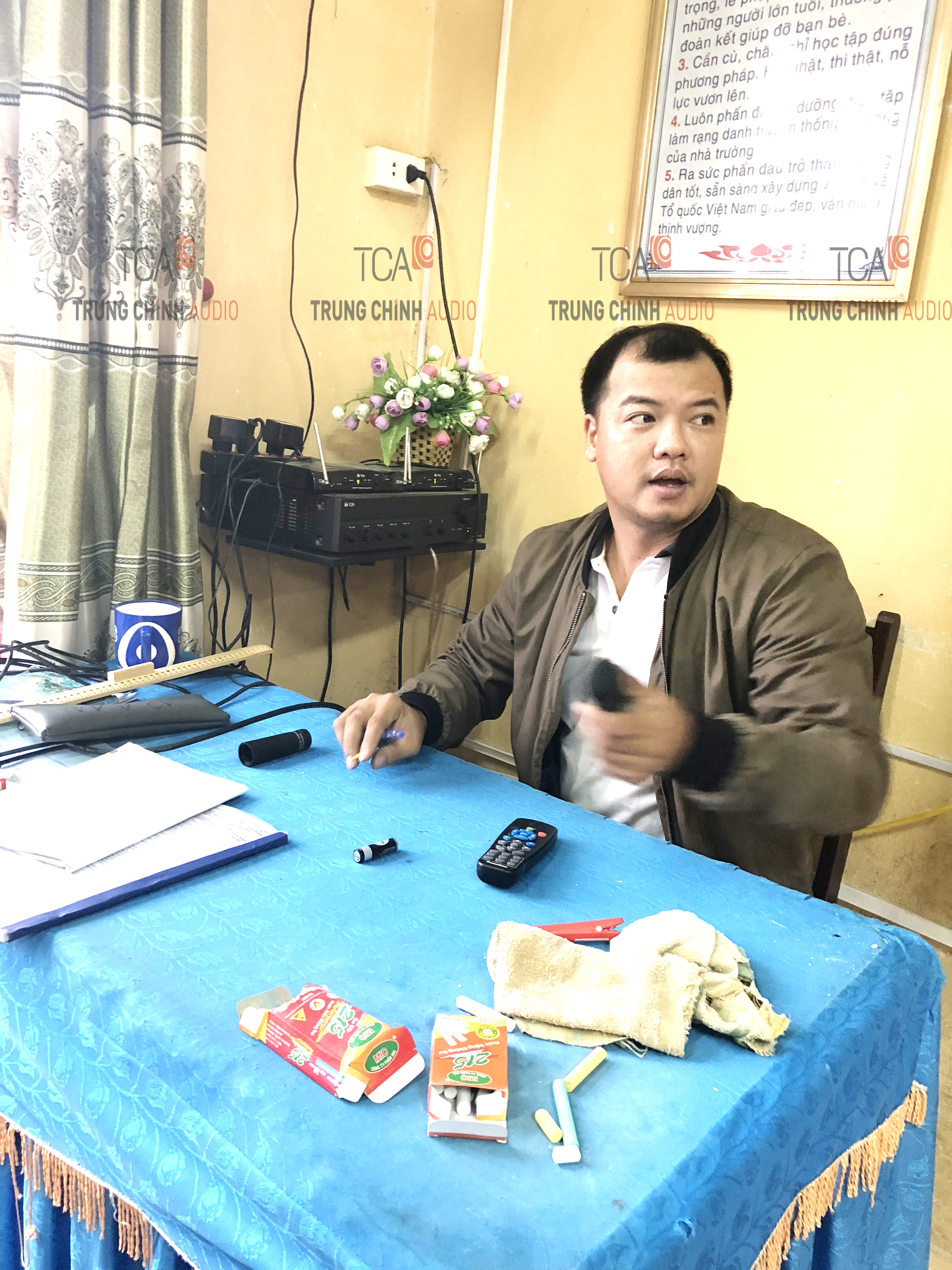 TCA cùng dự án lắp đặt âm thanh cho THPT Thuận Thành số 1 tỉnh Bắc Ninh
