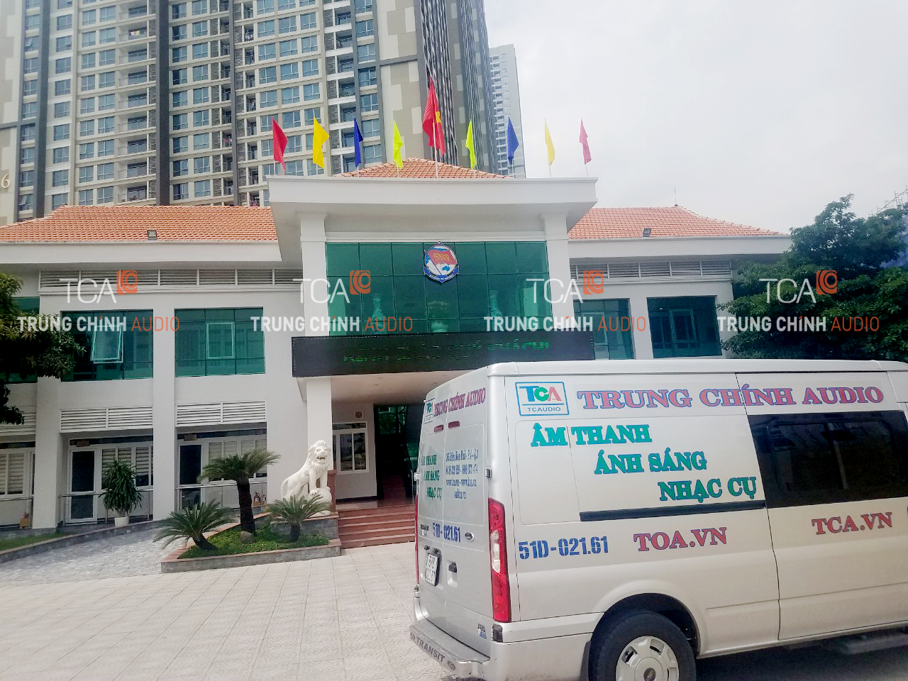 TCA hoàn thành hệ thống âm thanh cho tổng công ty Tân Cảng Sài Gòn