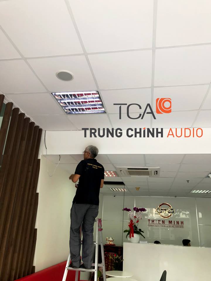 TCA lắp đặt hệ thống âm thanh văn phòng hiện đại tại công ty Thiên Minh