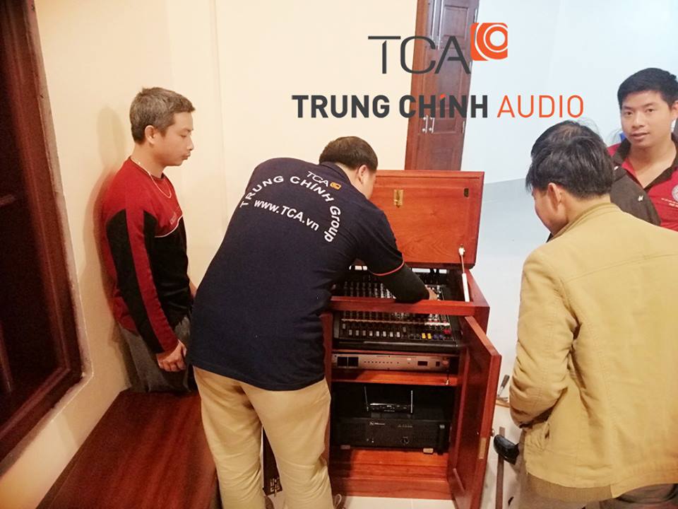 TCA triển khai hệ thống âm thanh TOA cho giáo xứ Nam Định