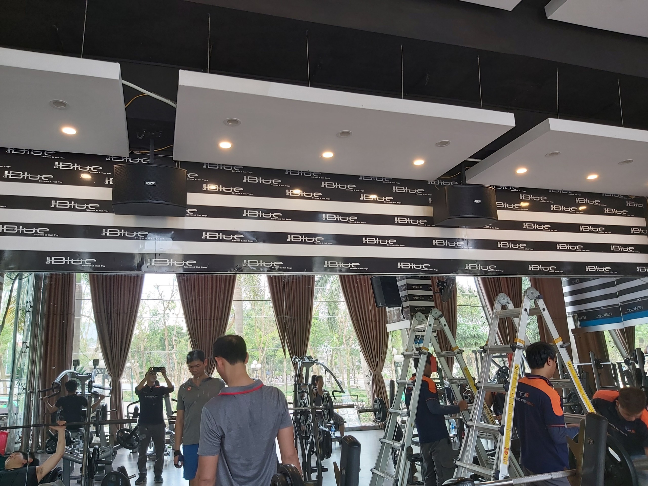 Âm thanh phòng GYM Fitness tại phòng thể hình Blue GYM 3