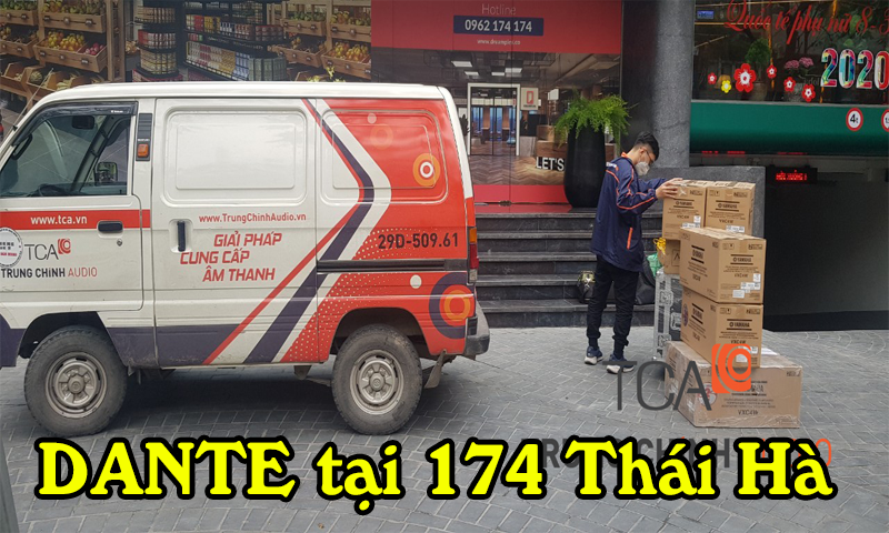 Trung Chính Audio lắp đặt hệ thống âm thanh nhà hàng DANTE tại 174 Thái Hà