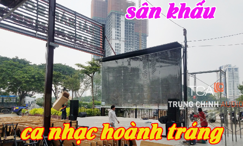 Hướng dẫn lắp đặt âm thanh sân khấu ca nhạc hoành tráng