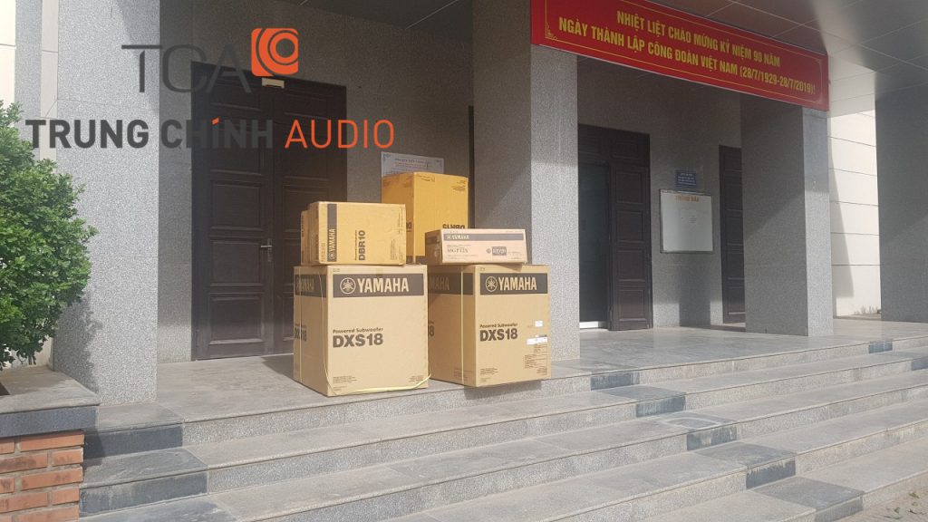 TCA lắp đặt hệ thống âm thanh hội trường cho kho bạc  nhà nước Quảng Trị