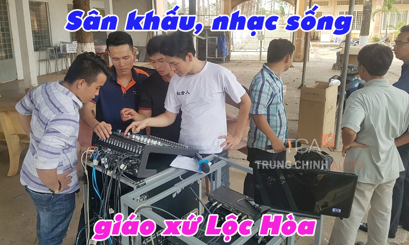 Lắp đặt âm thanh sân khấu hội trường phòng họp và ngoài trời