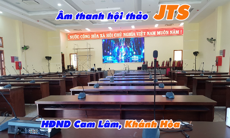 Âm thanh hội nghị JTS: Phòng họp HĐND Cam Lâm, Khánh Hòa