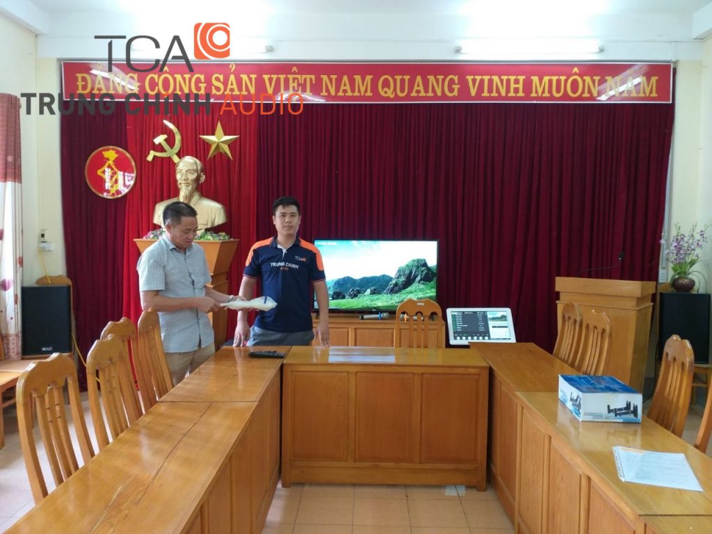 Lắp đặt dàn âm thanh hội trường cho Kho Bạc Bắc Hà tỉnh Lào Cai
