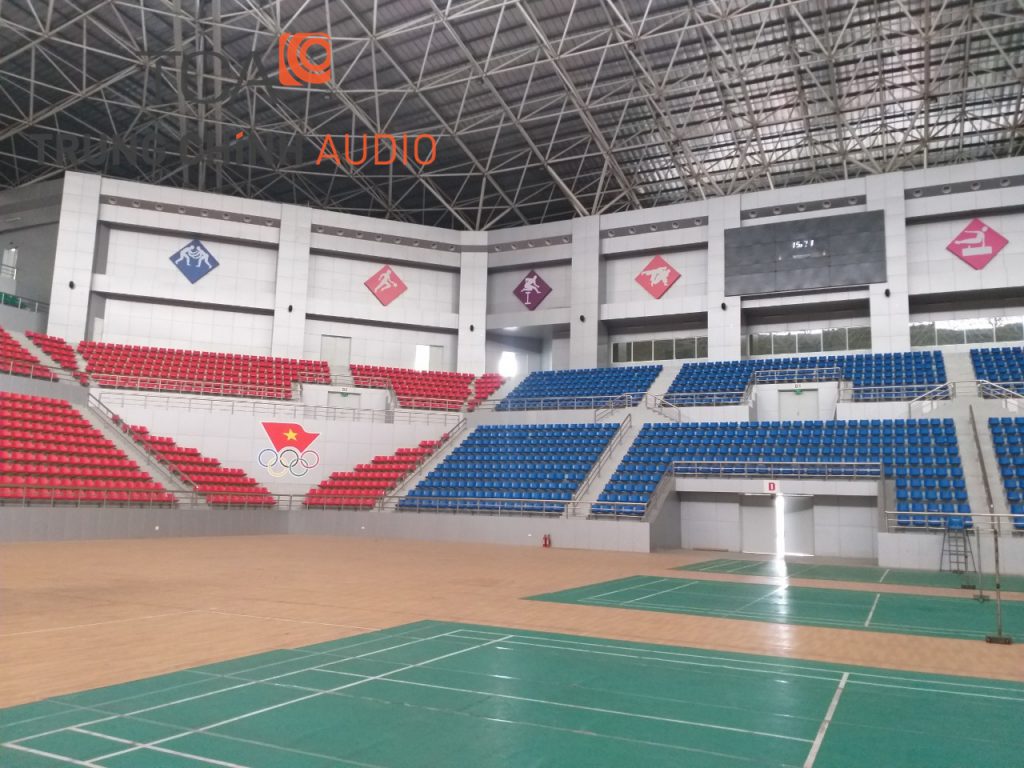 Sửa chữa hoàn thiện dàn âm thanh cho nhà thi đấu thể dục thể thao tỉnh Hà Nam