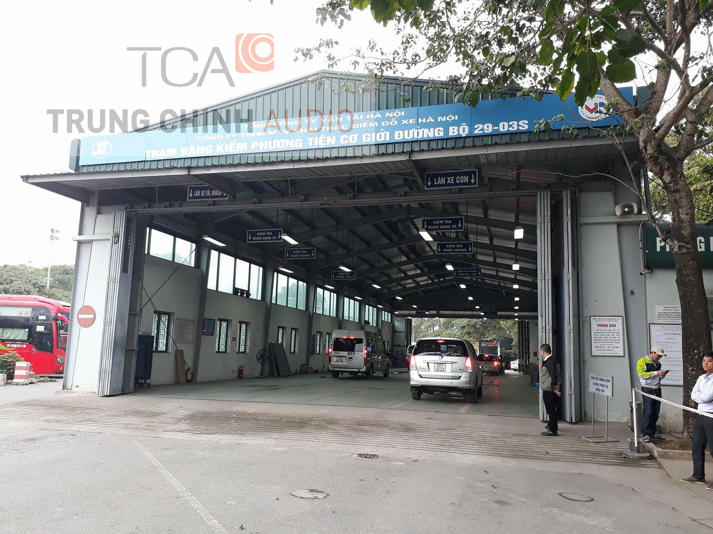 TCA – Trung Chính Audio: Lắp đặt hệ thống loa thông báo – Trạm Đăng Kiểm Xe Cơ Giới 29-03S Mỹ Đình