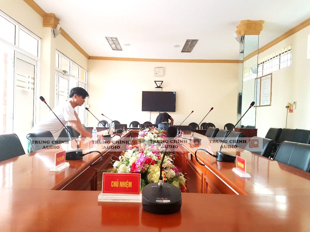 TCA lắp đặt âm thanh hội thảo cho quân khu K690 quận Gò Vấp