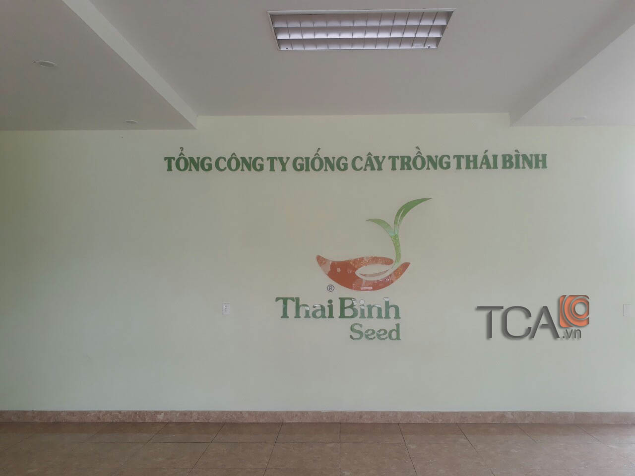 TCA lắp hệ thống âm thanh hội thảo tại tổng công ty giống cây trồng Thái Bình
