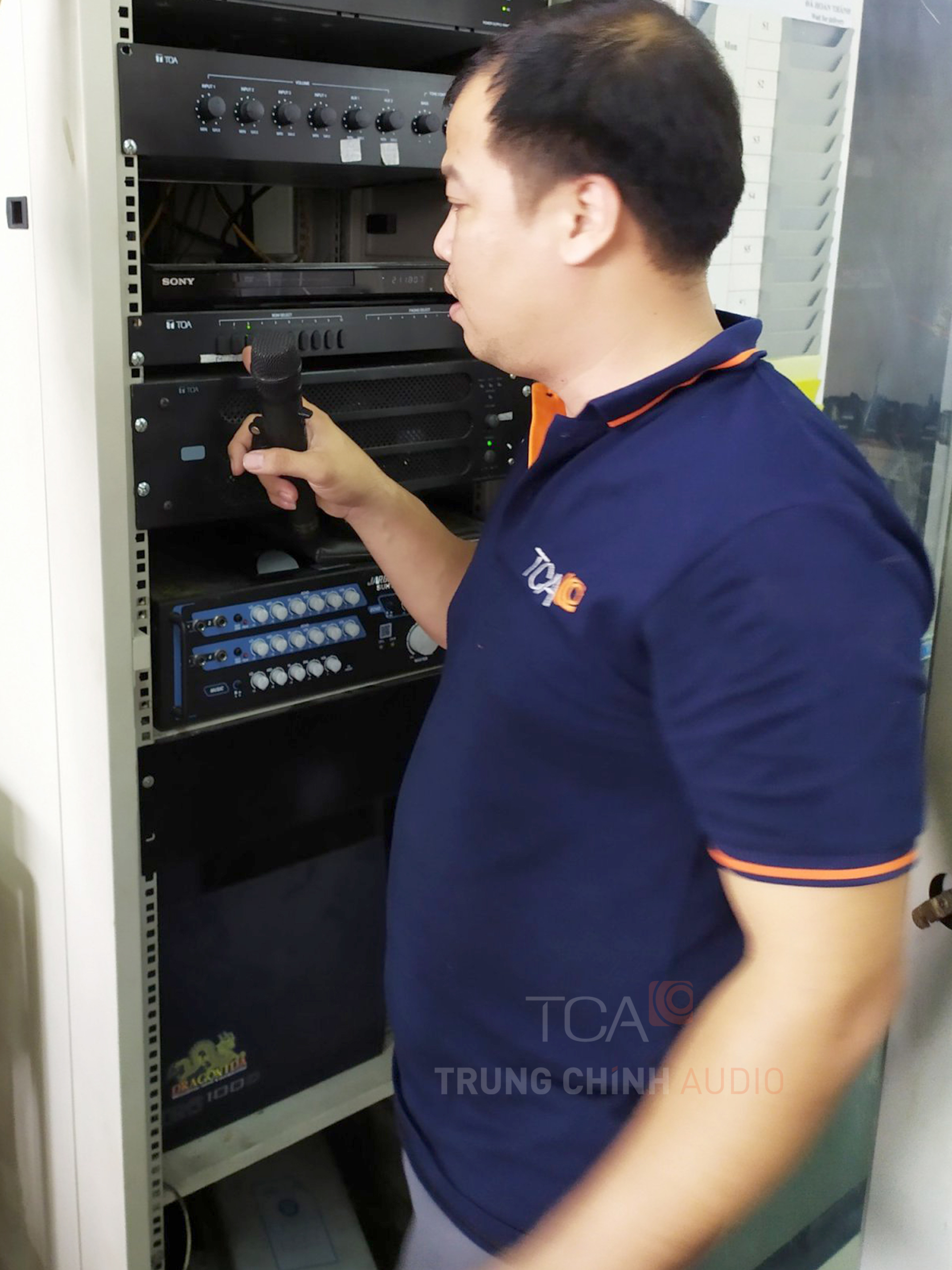 TCA “vũ trang” hệ thống thông báo TOA cho Toyota Vĩnh Phúc