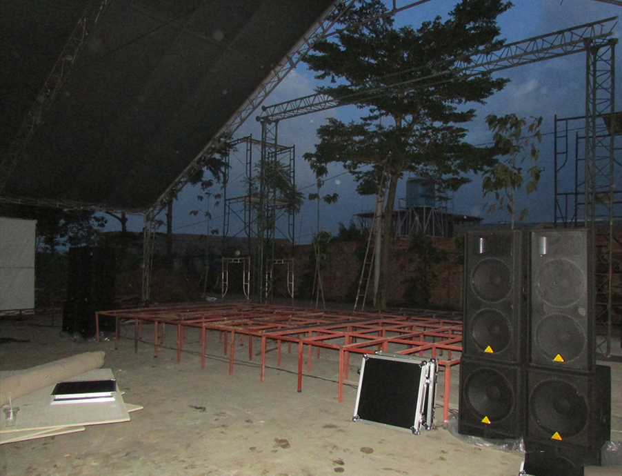 Âm thanh sân khấu ngoài trời cho Trường Đại học CN Đồng Nai