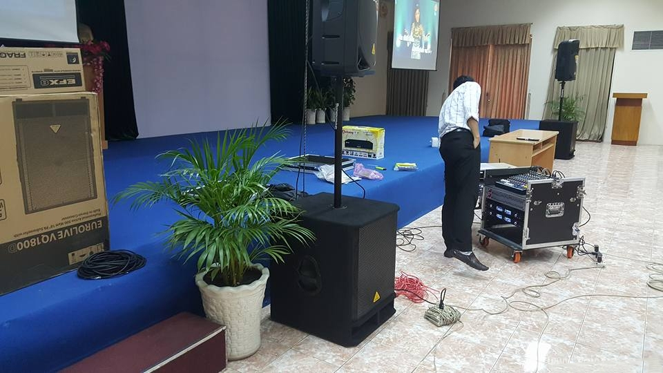 Âm thanh phòng họp hội trường tại Quang Trung Software City