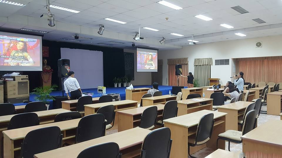 Âm thanh phòng họp hội trường tại Quang Trung Software City