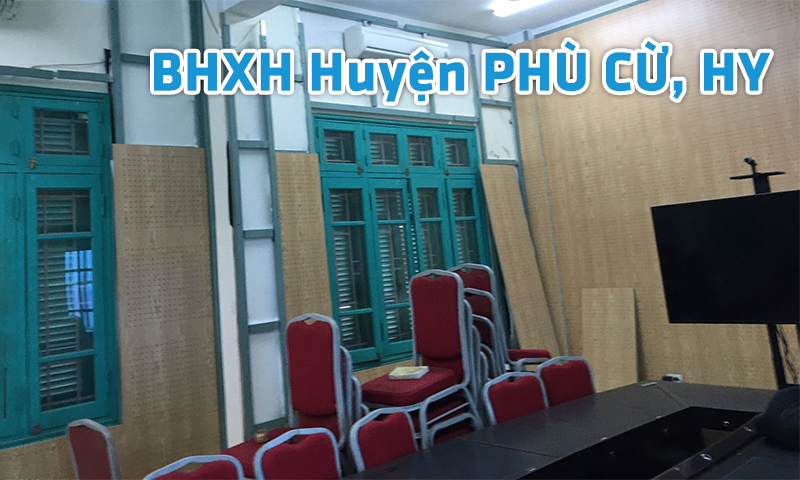 Giải pháp họp trực tuyến Polycom: Điểm cầu BHXH Phù Cừ, Hưng Yên