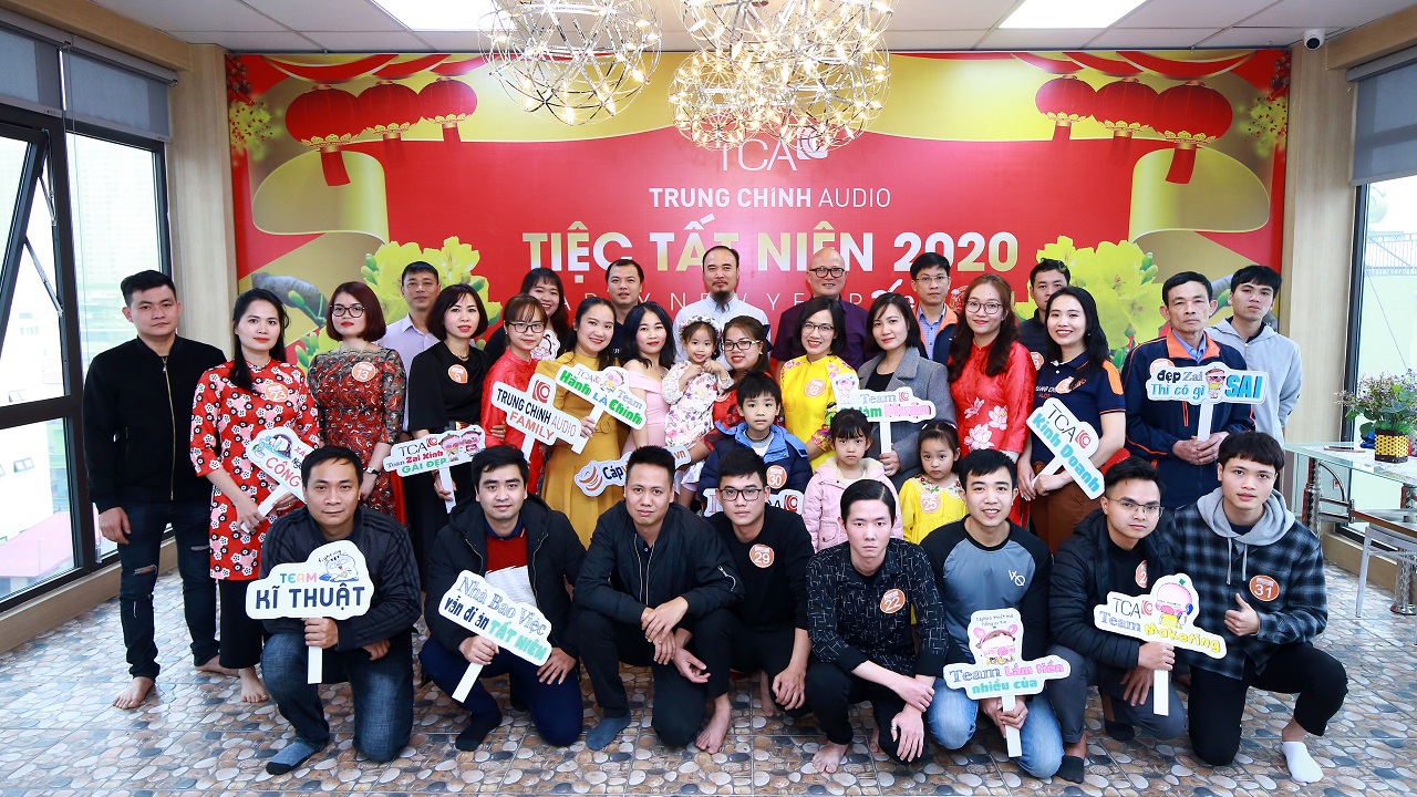 Tiệc tất niên 2020 công ty Trung Chính Audio Hà Nội chào xuân Tân Sửu