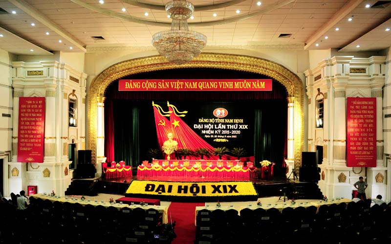 Âm thanh hội trường hội nghị Nhà văn hóa 3-2 tỉnh Nam Định