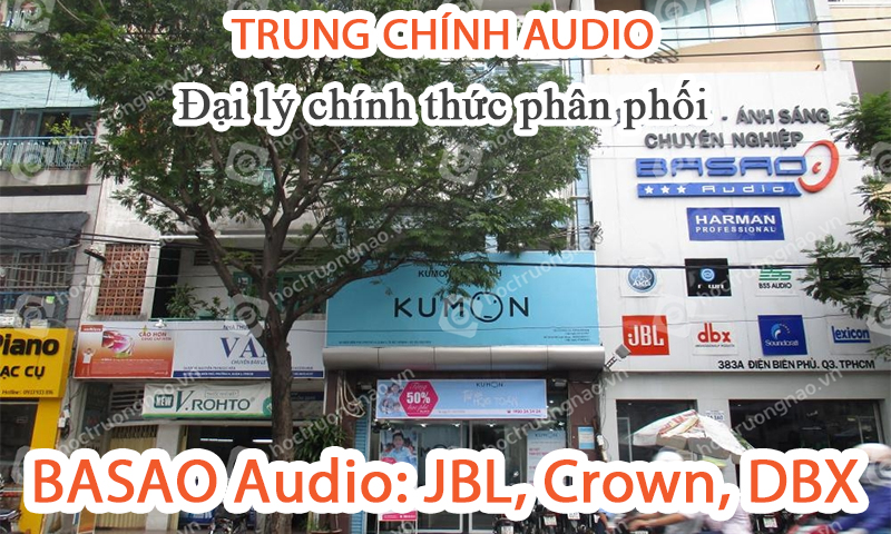 Trung Chính Audio đại lý chính thức phân phối Basao Audio: JBL, Crown, DBX