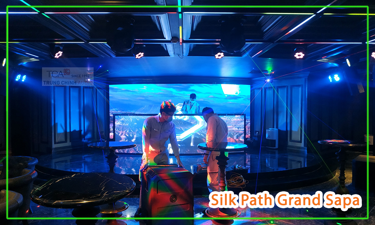 Hệ thống âm thanh biểu diễn quán Bar Club DJ tại Silk Path Grand Sapa
