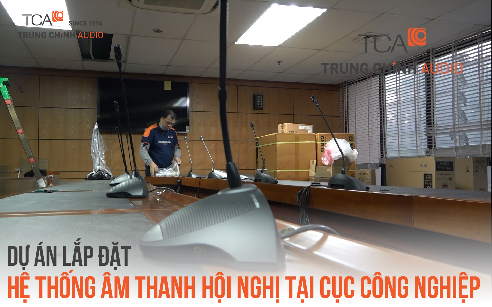 Hệ thống truyền hình đa điểm cầu Cục Công Nghiệp