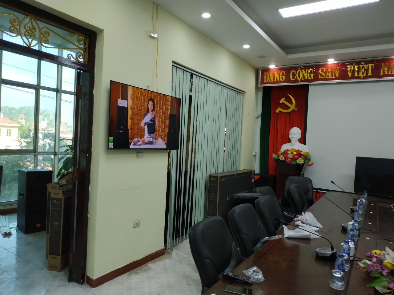 Hệ thống hội thảo TOA TS-780 phòng họp trực tuyến VNPT Ninh Bình