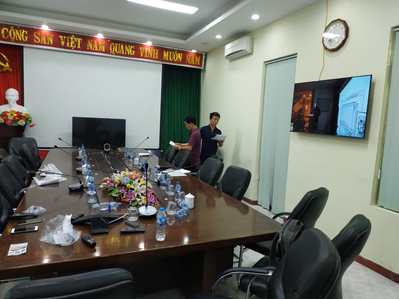 Hệ thống hội thảo TOA TS-780 phòng họp trực tuyến VNPT Ninh Bình
