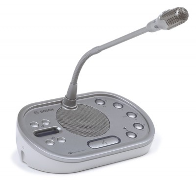 Hộp đại biểu có một bộ chọn kênh phiên dịch bosch DCN-DISCS-x