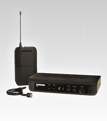 Bộ thu và phát kèm micro cài áo  Shure BLX14A/W85