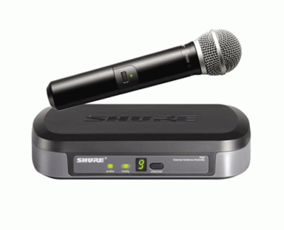 Bộ thu và phát kèm micro không dây cầm tay Shure PG24/PG58